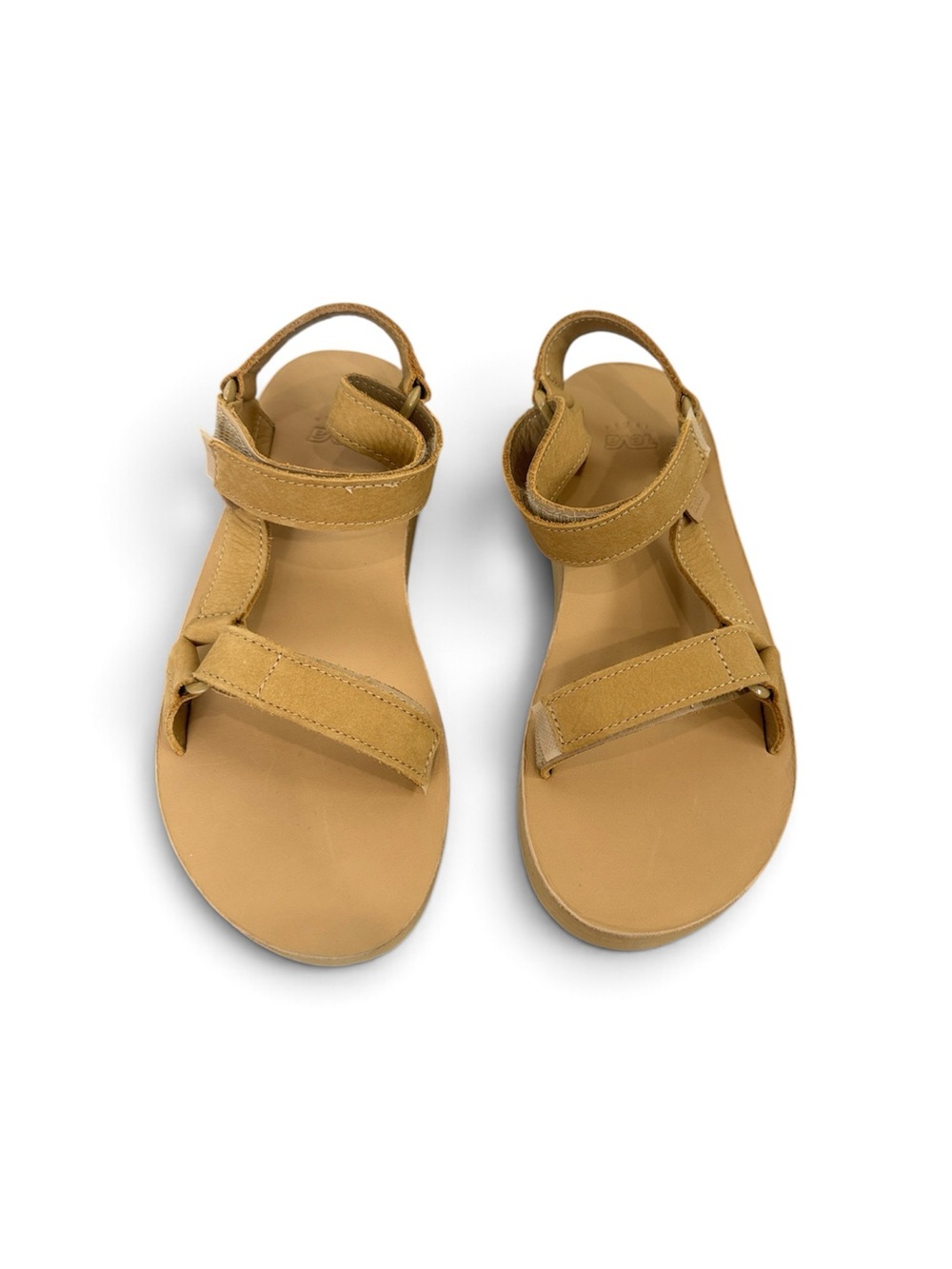 NWT Teva Midform Universal leather tan beige classic sandal casual neutral comfy